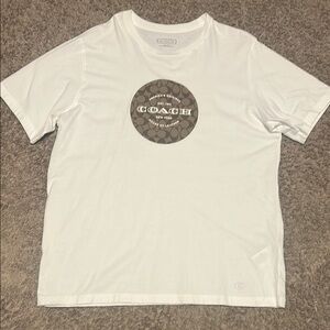 Coach White Men's T-Shirt